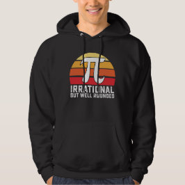 Irationell Men Väl Avrundad Pi-dagen Matematik Vin Hoodie
