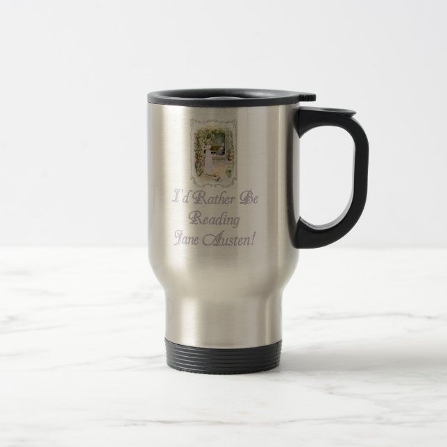 IRBR Jane Austen! Travel mug 2 färger Resemugg (Höger)