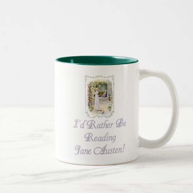 IRBR Jane Austen! Två-Tona muggen, 6 färger, 2 Två-Tonad Mugg (Höger)