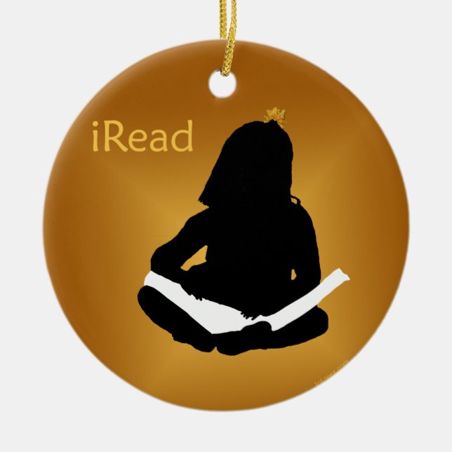 iRead Julgransprydnad Keramik (Framsidan)