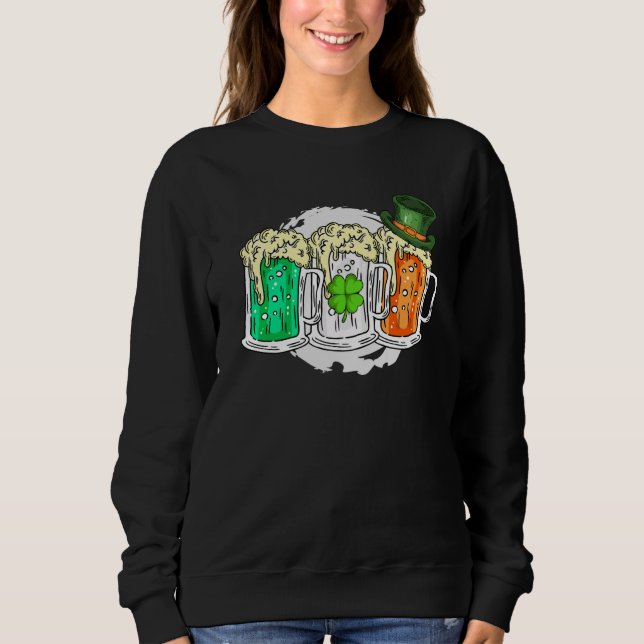 Ireland beer Irish St Patrick's Day T Shirt (Framsida)