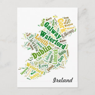 Ireland Cities Ord Art Vykort