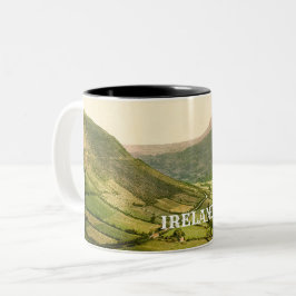 Ireland County Antrim vintage scen Två-Tonad Mugg
