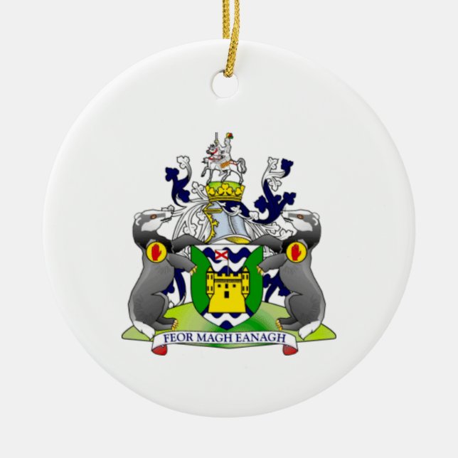 Ireland County Fermanagh jul Ornament (Framsidan)