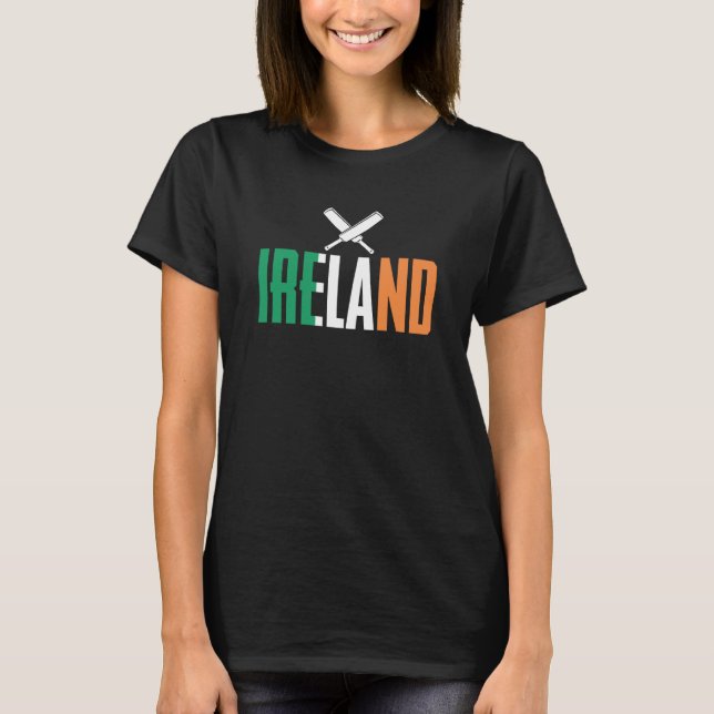 Ireland Cricket Player Cricket Sport T Shirt (Framsida)