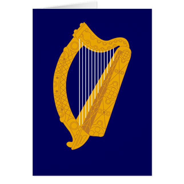 ireland emblem hälsningskort (Framsidan)