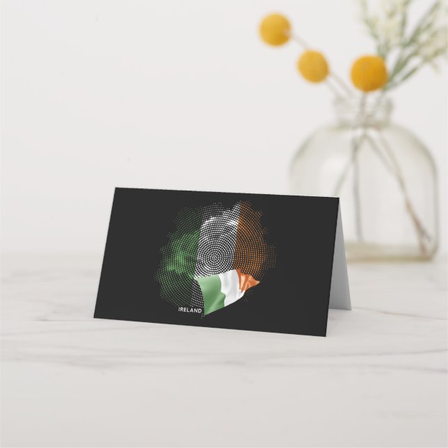 Ireland flag placeringskort (Framsida)