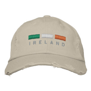 Ireland Flagga Embroidery Broderad Keps