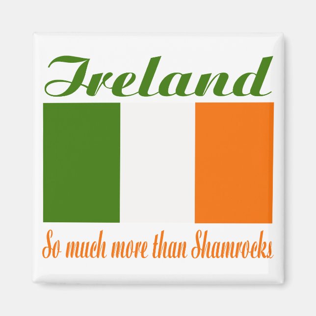 Ireland Flagga Magnet (Framsidan)