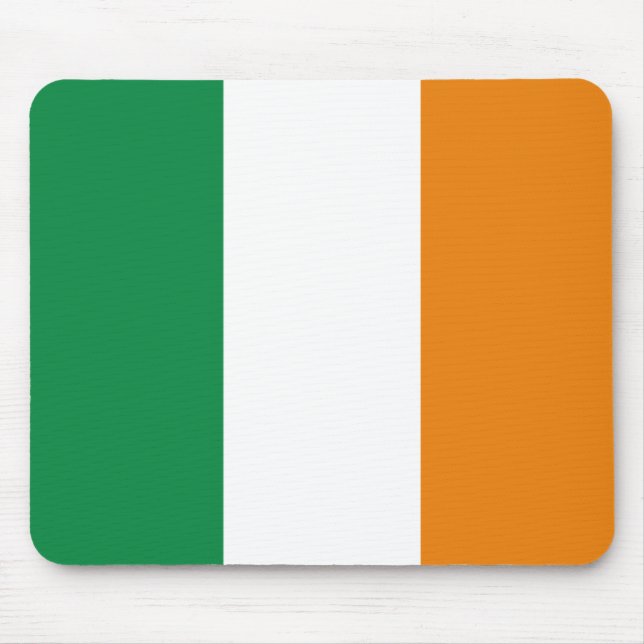 Ireland Flagga Mousepad Musmatta (Framsidan)