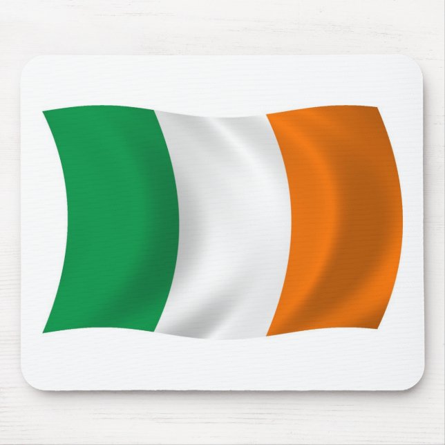 Ireland Flagga Mousepad Musmatta (Framsidan)