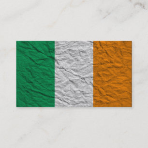 ireland flagga visitkort
