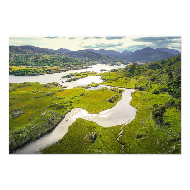 Ireland in Motion and Stillness Fototryck (Framsidan)