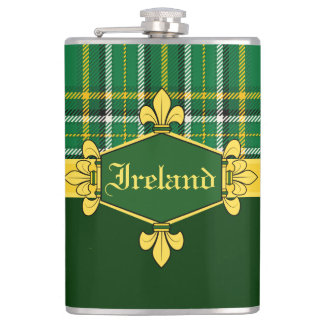 Ireland National Tartan, Anpassa till namn Fickplunta