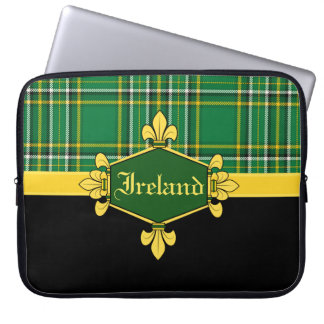 Ireland National Tartan, Anpassa till namn Laptop Fodral