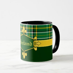 Ireland National Tartan, Anpassa till namn Mugg