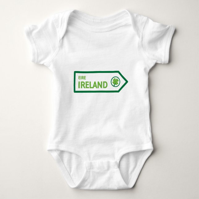 Ireland Road Sign T Shirt (Framsida)