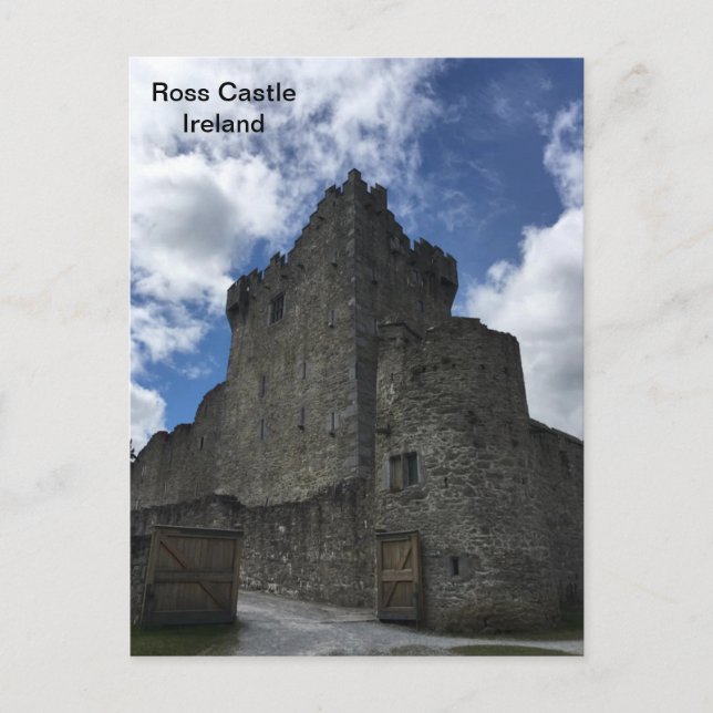 Ireland Ross Castle, Killarney, Co. Kerry, Irland Vykort (Framsida)