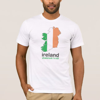 Ireland shamrock n roll tee shirt