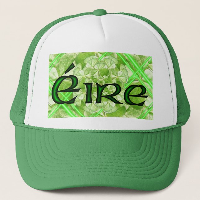 Ireland Shamrock Spin by Kenneth Yoncich Truckerkeps (Framsida)