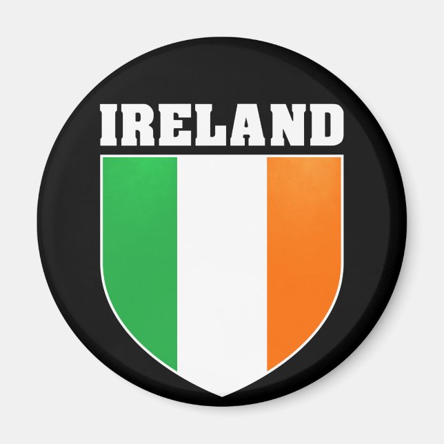 Ireland Shield Magnet (Framsidan)