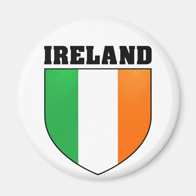 Ireland Shield Magnet (Framsidan)