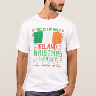 Ireland Ugly Christmas Sweater T Shirt