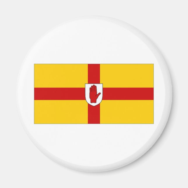 Ireland Ulster Flagga Magnet (Framsidan)