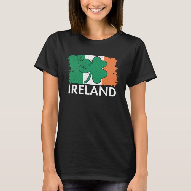 Ireland USA America Irish Gaelic American  6 T Shirt (Framsida)
