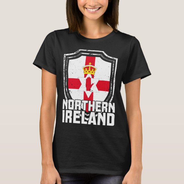 Ireland USA America Irish Gaelic American T Shirt (Framsida)