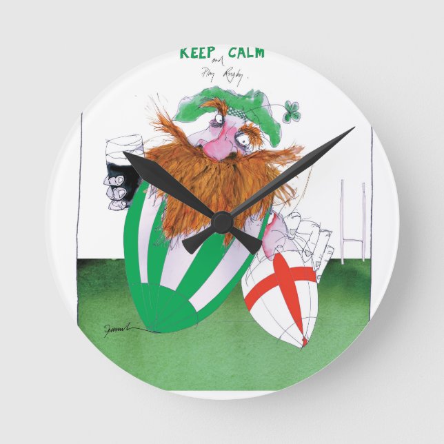 ireland v england rugby klumpa ihop sig tony rund klocka (Framsida)