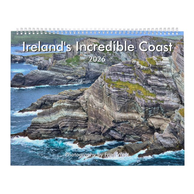 Ireland's Incredible Coast 2026 Calendar Kalender (Omslag)