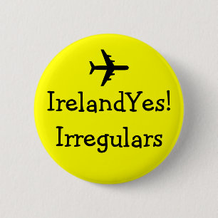 IrelandYes! Irregulars klämmer fast Knapp