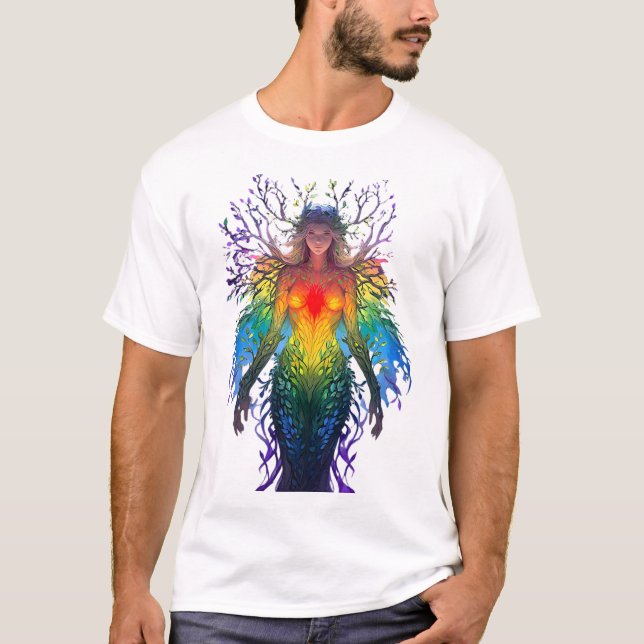 “Iridesca” - Färgarnas väktare T Shirt (Framsida)