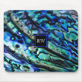 Iridescent Abalone Snäcka Monogram Musmatta
