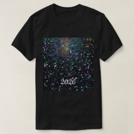 Iridescent Abstract Stained Glass Pattern T Shirt