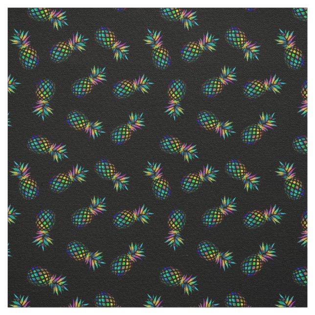 Iridescent ananas tyg (Provkarta)