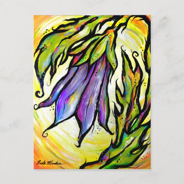 Iridescent Bell Vykort (Framsida)