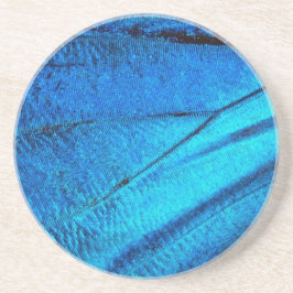 Iridescent Blue Butterfly Vinge Underlägg