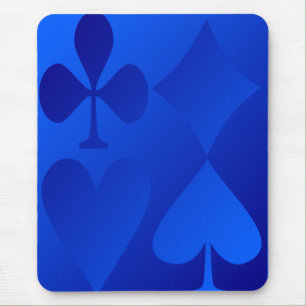 Iridescent Blue Gamble Mouse Pad Musmatta