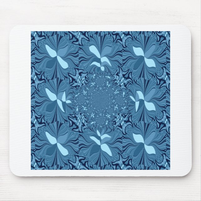 Iridescent blue. musmatta (Framsidan)