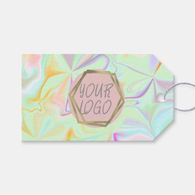Iridescent Boutique Kläder Pris Storlek Hängande M Presentetikett (Framsidan (Horisontell))