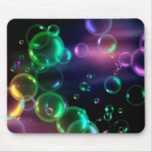 Iridescent Bubble on Black Musmatta