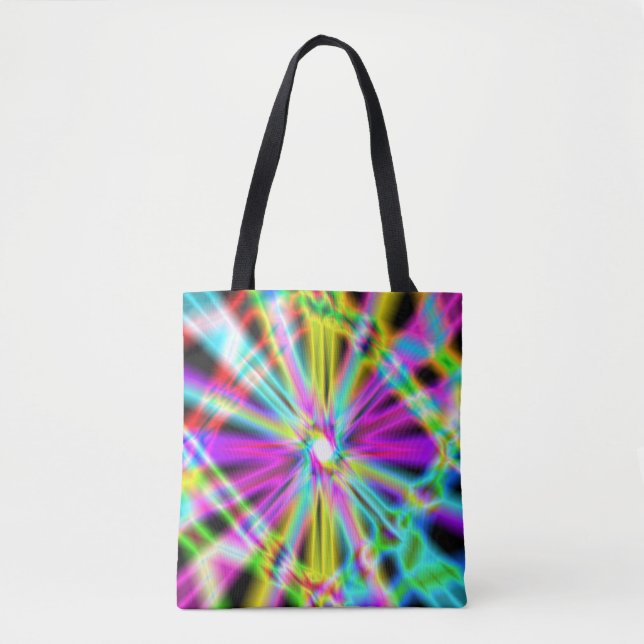 Iridescent Chrome 2 Tote Bag Tygkasse (Framsida)
