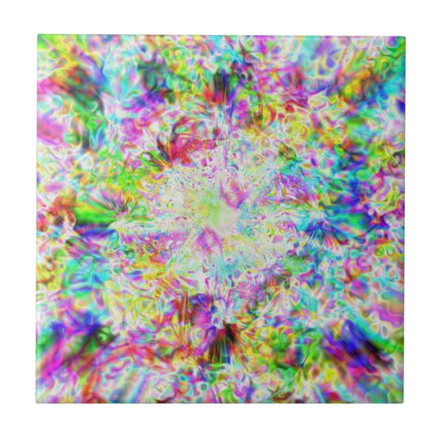 Iridescent Chrome åtta Kakelplatta (Framsidan)