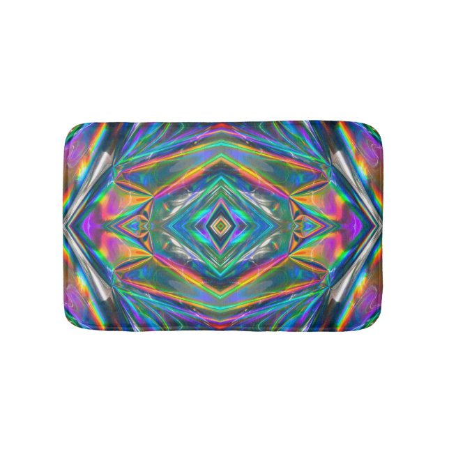 Iridescent Chrome Bath Mat Badrumsmatta (Framsidan)