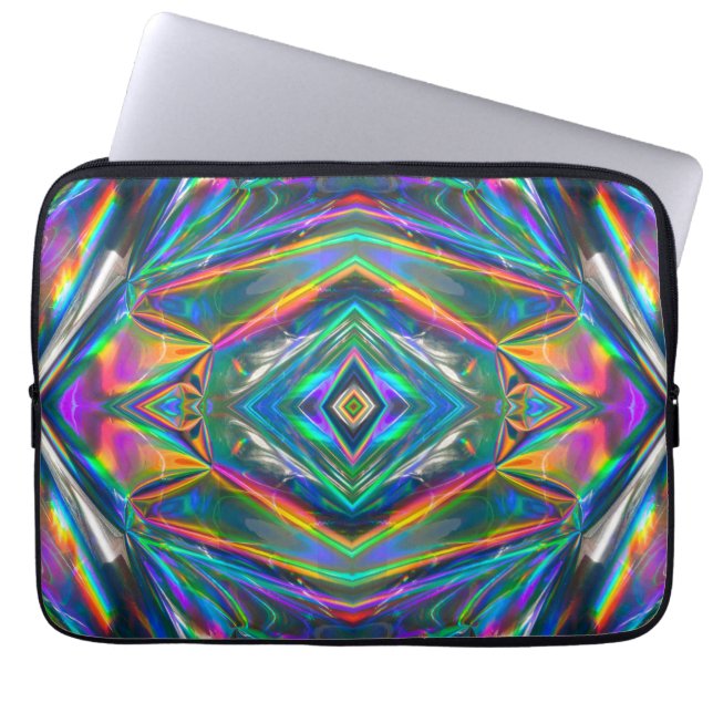 Iridescent Chrome Laptop sleeve (Framsidan)
