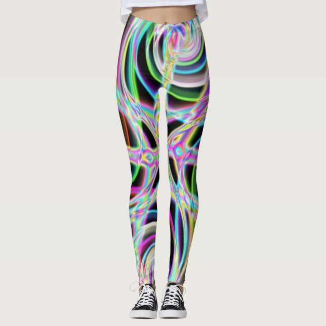 Iridescent Chrome Nine Leggings (Framsida)