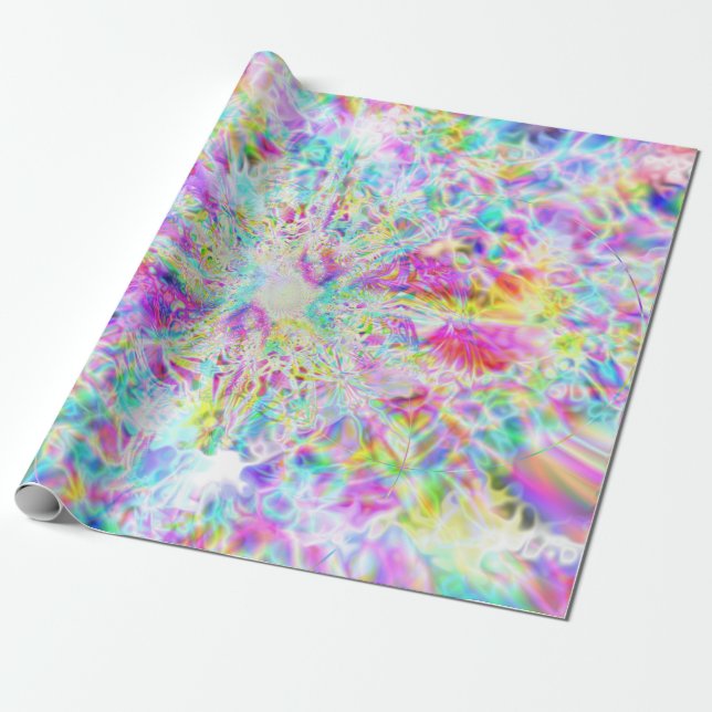 Iridescent Chrome Seven Presentpapper (Utrullad)
