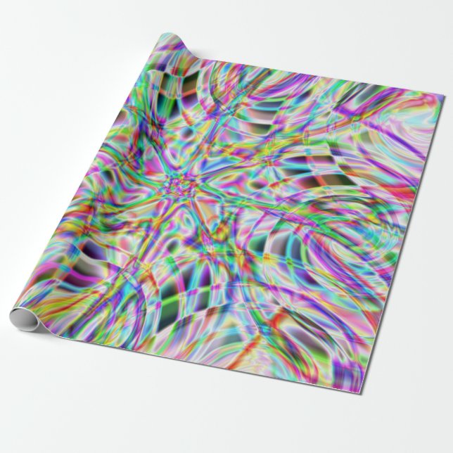 Iridescent Chrome Ten Presentpapper (Utrullad)